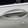 For BMW 7 Series F01 F02 2009-2014 Car Accessories Carbon Fiber Exterior Outer Door Handle Panel Strips Decoration Sticker