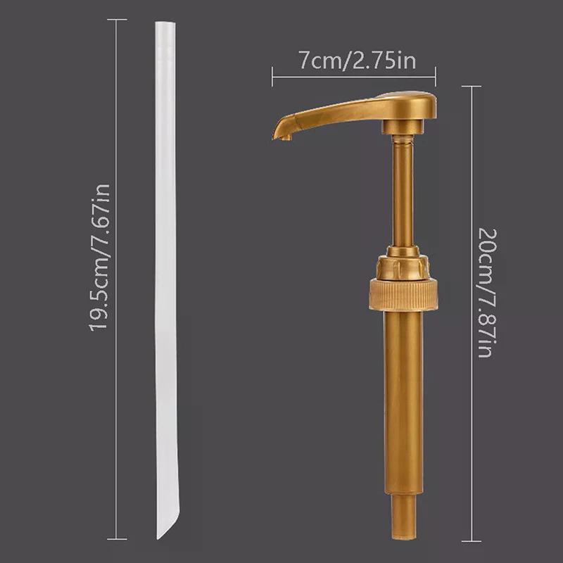 1/5Pcs Coffee 750ML Dispenser Syrup Pump Black Liquid Dispenser for Syrup 10Ml Juice Bottle Dispenser Pump