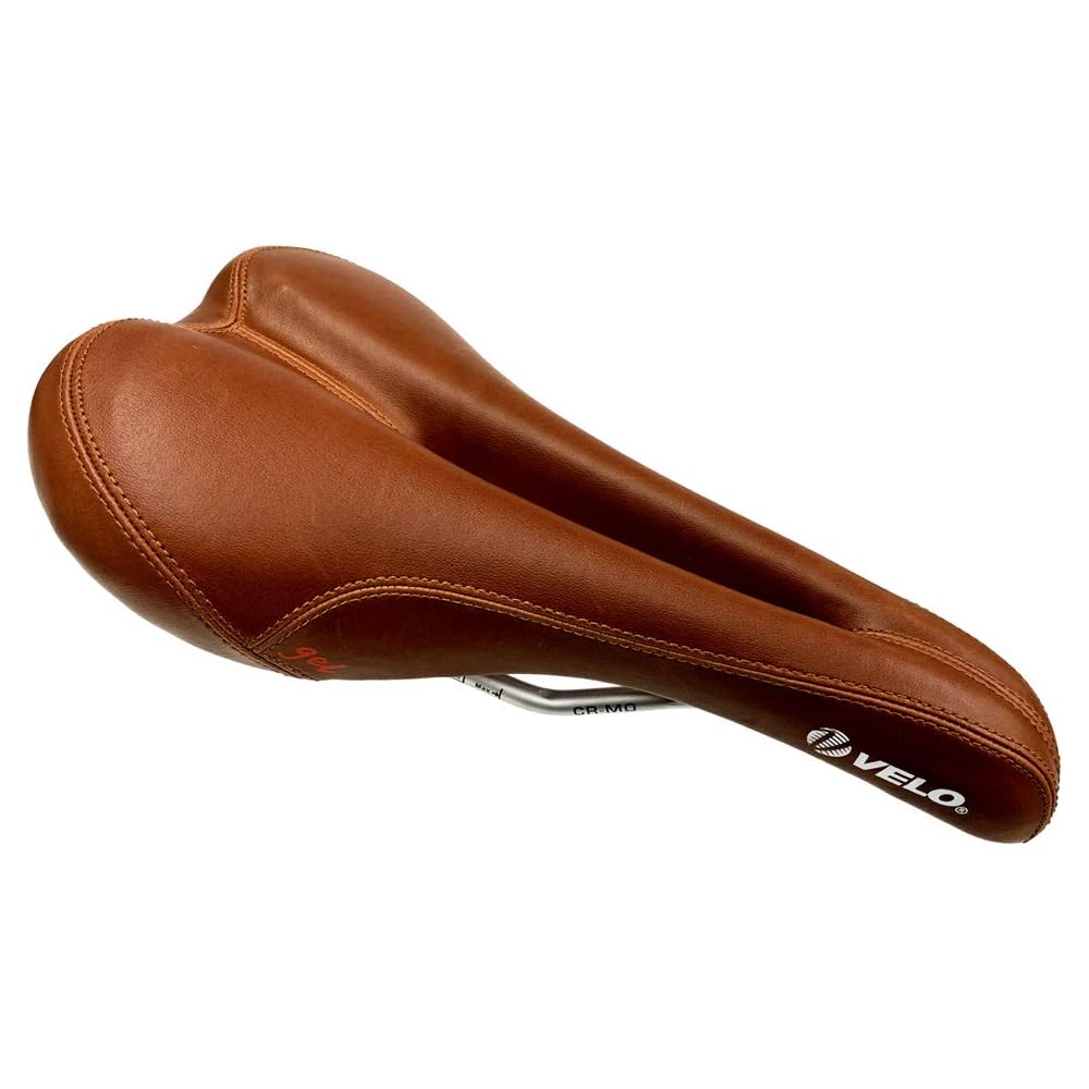 Velo Sports Brown Saddle SL-VL-013 Comfortable Design for Biking and Cycling
