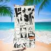 New Anime Character Printed Microfiber Beach Towel Quick Dry Water Absorbent Bath Towel