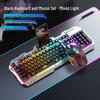 Set Tastiera Gaming Cablata, Mouse e Cuffie GX810 - Sensazione Meccanica, Metallo, Luminoso.