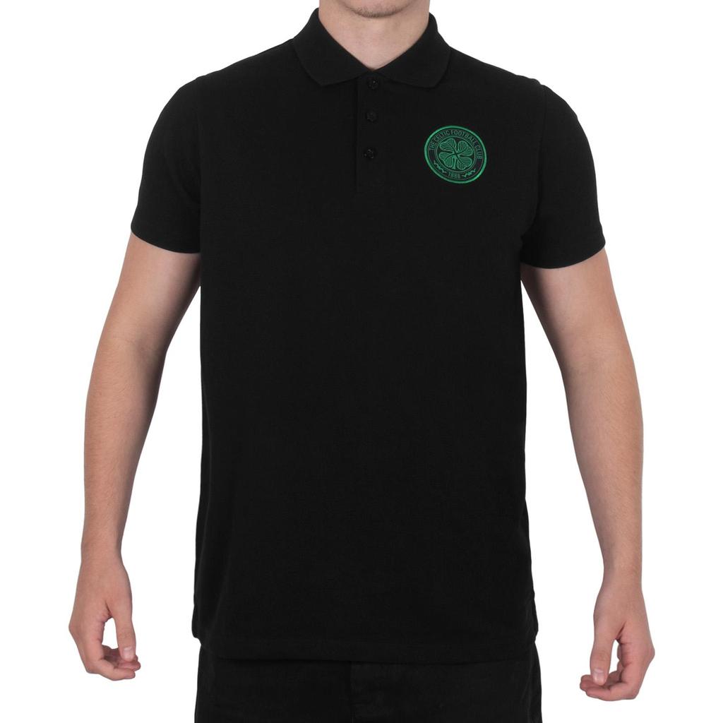 Celtic FC Mens Crest Polo Shirt