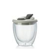Leak-Proof Transparent Tumbler Cold/Heat Resistant Portable Water Cup Cute Glass Cup with Lid  Tea