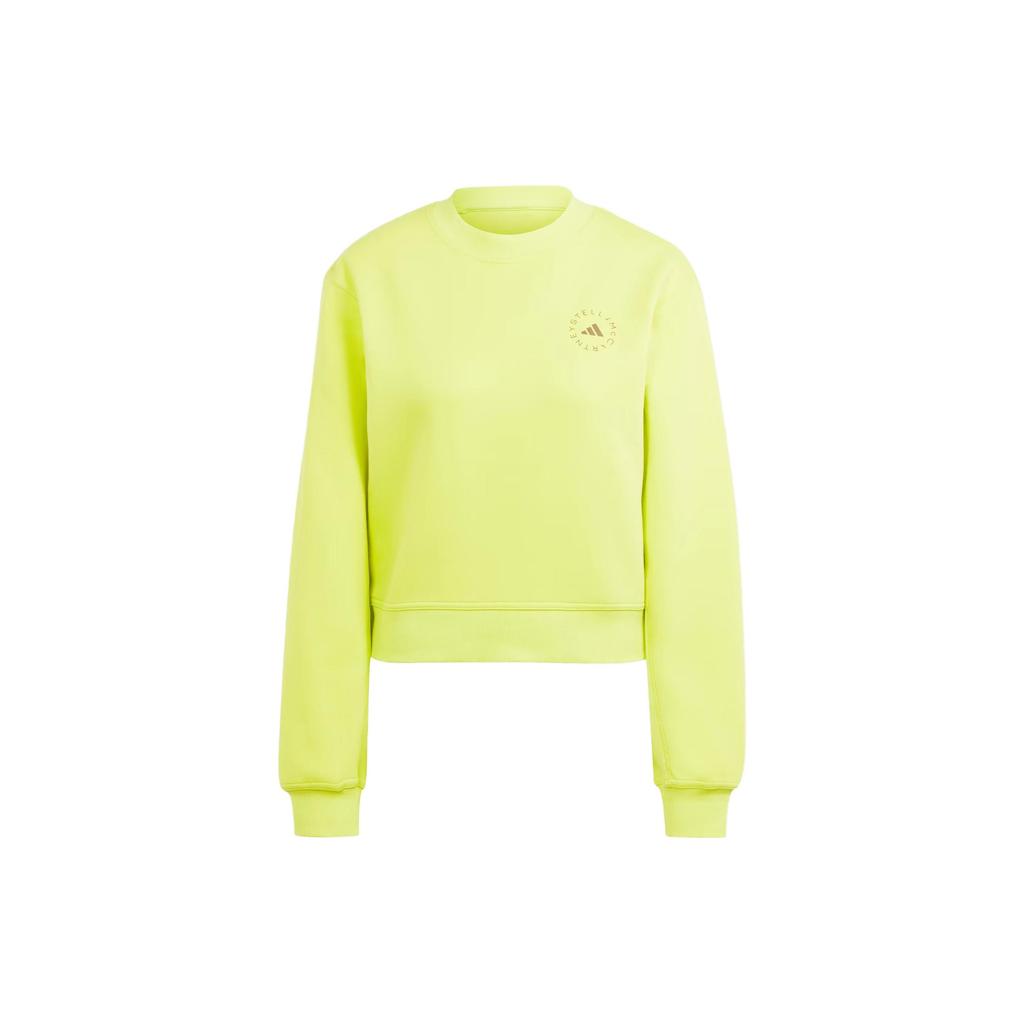 Adidas By Stella McCartney Sportswear Cropped Sweatshirt Women Green IJ0591