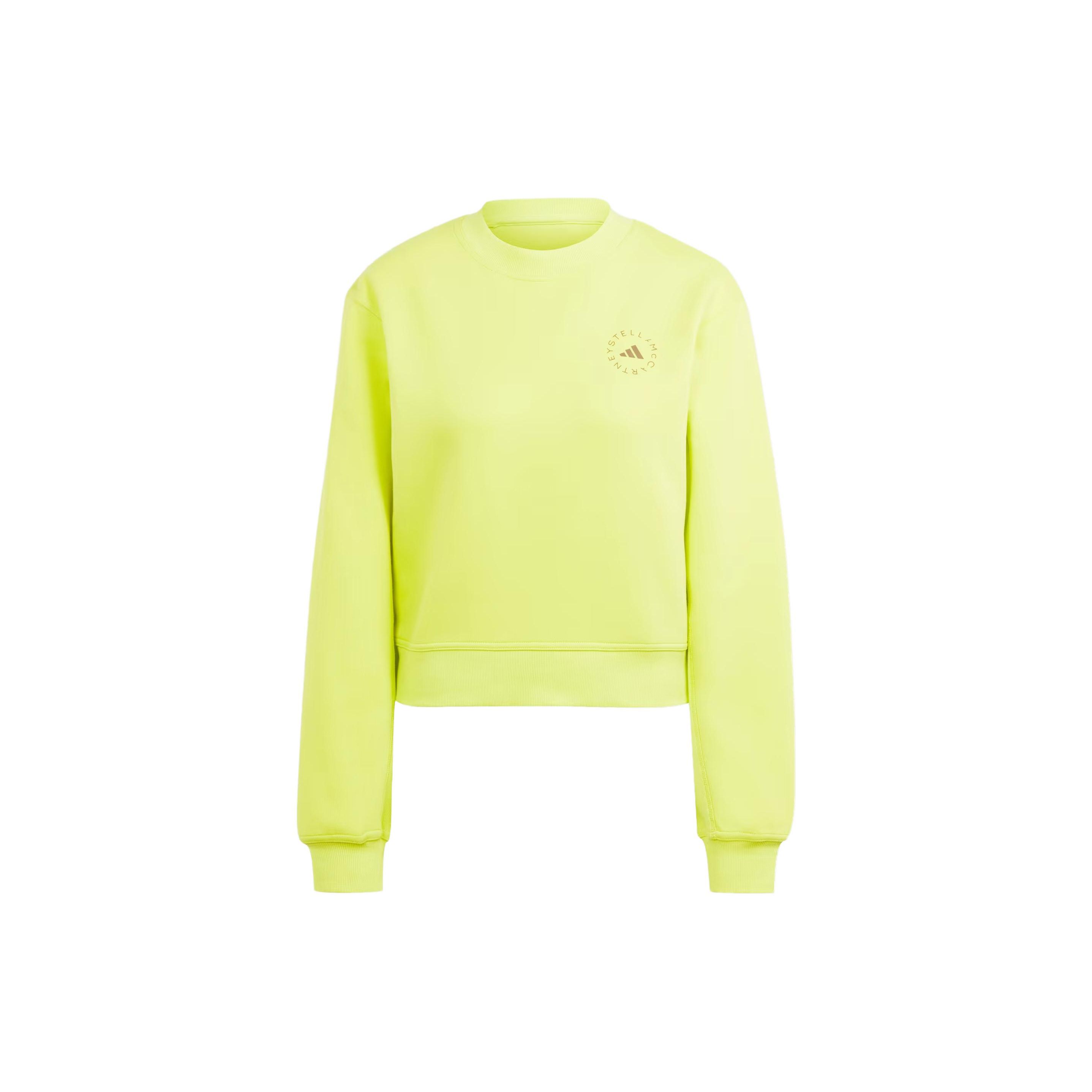 Adidas By Stella McCartney Sportswear Cropped Sweatshirt Women Green IJ0591 S