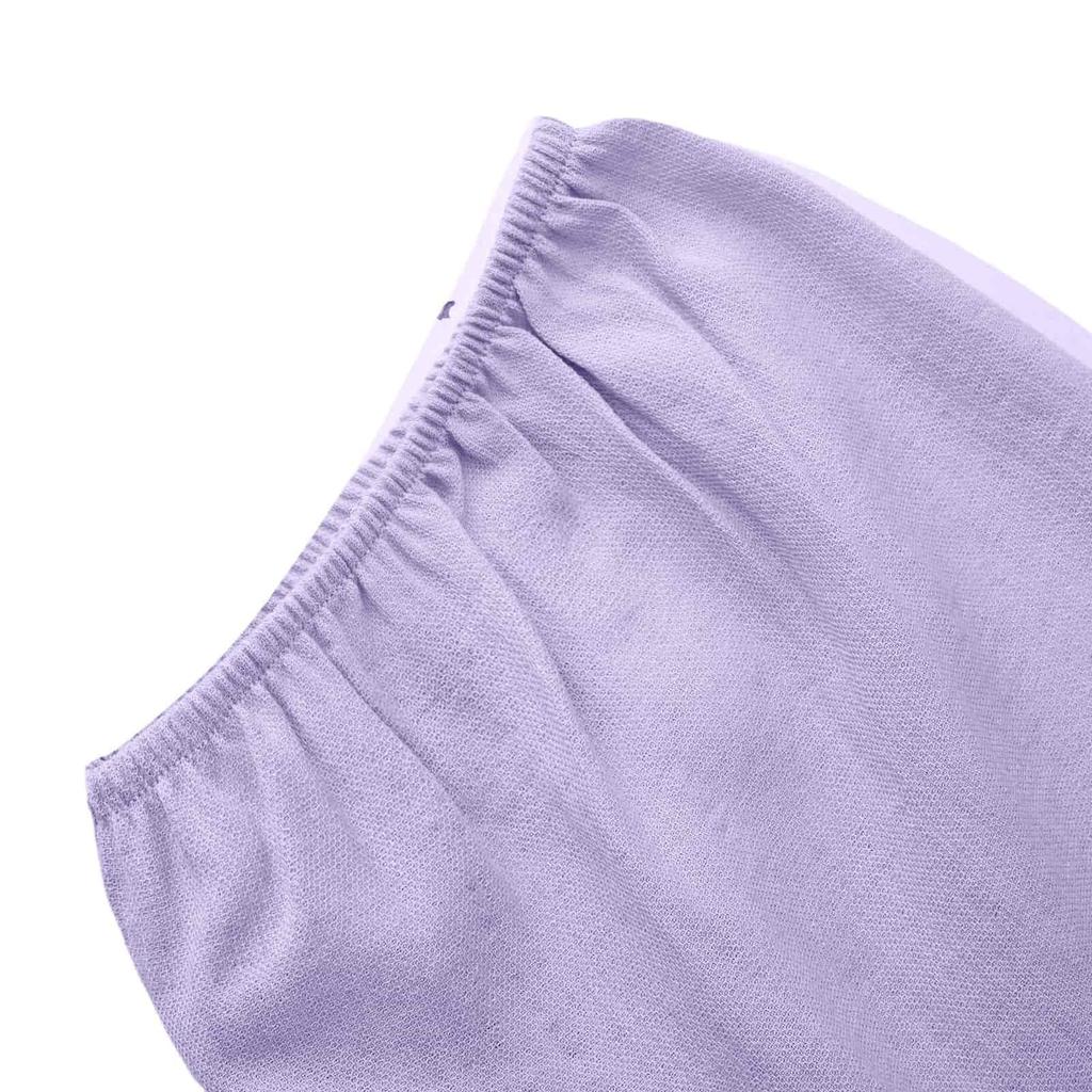 Women's Flowing Pleated V-Neck 3/4 Sleeve Linen Dress