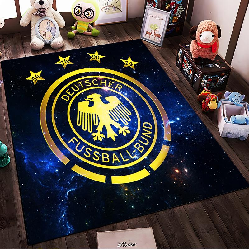 German Football Logo Designed floor mat, suitable as a non-slip mat for the living room or bedroom sofa