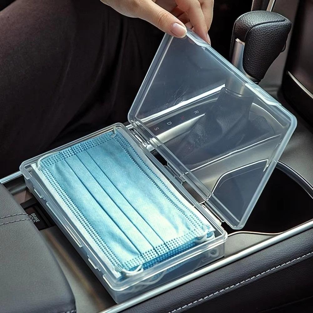 Transparent Desktop Storage Case Multifunctional Dustproof Stationery Organizer Eco-Friendly PP Large Capacity Jewelry Organizer