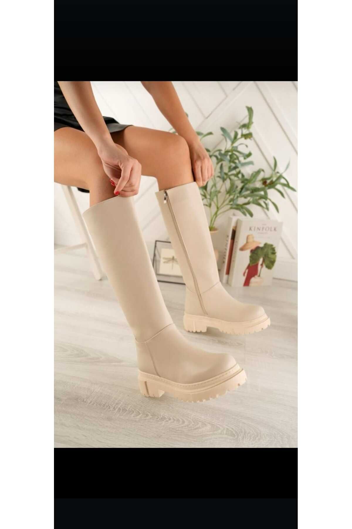 

Женские современные стильные модные ботинки из натуральной кожи, бежевые сапоги на коротком каблуке 39