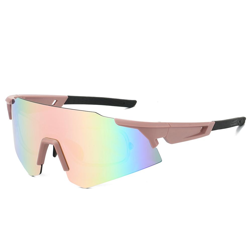 Ins Brand Oval Shades Fashion Candy Color Decor Ladies Sunglasses High Quality Pink Trends Sunglasses for Hiking Beach
