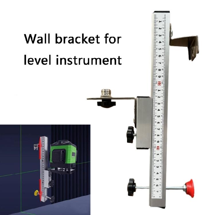 Multiple Angles Adjustable Level Wall Mount Brackets Aluminum Stand Quick Fixing for Efficient & Accurate Measurement