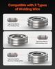 100Amp Spool Gun with 10FT Cable for 0.023" 0.030" 0.035" Welding Wires