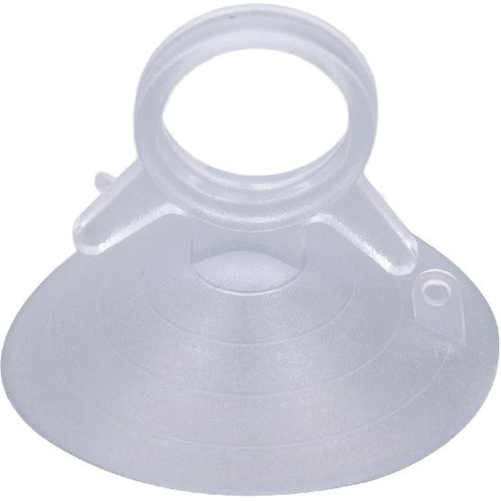 Sanpyl 10pcs PVC Mini Finger Buckle Sucker, Transparent Heavy Duty Suction Cup with Pull Ring Buckle, Portable Glass Puller for Solar Panel, Car, and