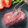Triangulär matklämma i rostfritt stål köksklämma grillklämma för varma biffar