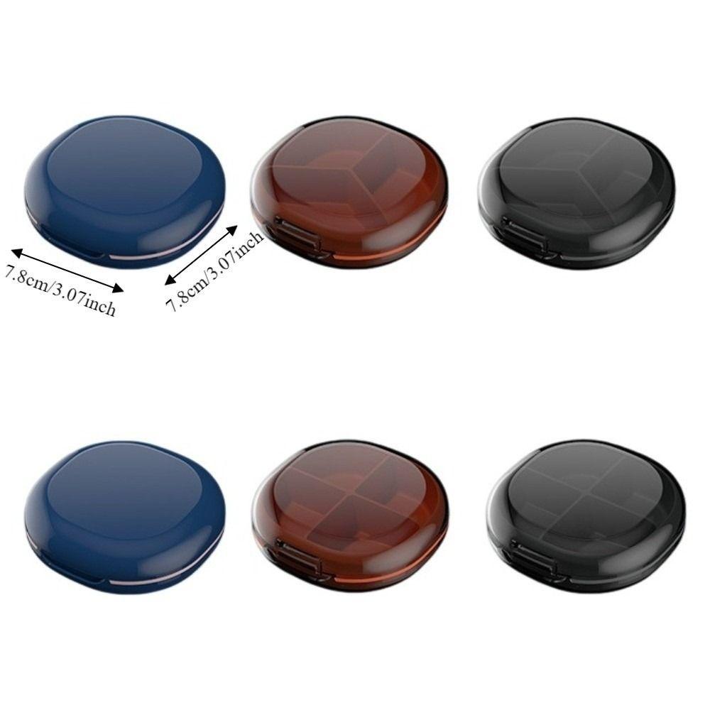 3 Grid Pill Box 4 Grid Granule Storage Box Waterproof Pills Organizer Travel