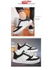 2024 Men's Trendy Korean Style White Sneakers: Versatile, Wear-Resistant, Casual Sports Shoes for Spring