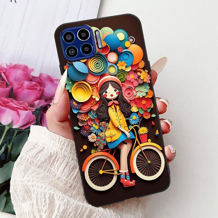 For Motorola Moto One 5G Case Luxury Fashion Painted Cover 6.7'' Soft TPU Phone Case For Motorola One MotoOne 5G Back Cover Bags