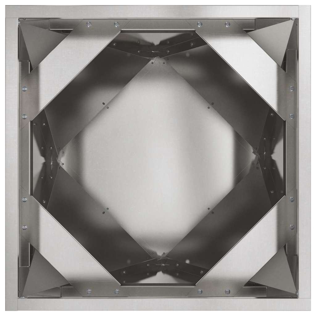 Plant Pot Silver 30 X 30 X 30 Cm Stainless Steel