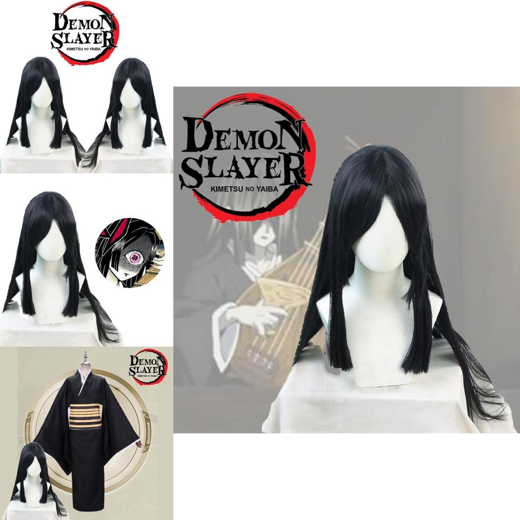 Demon Slayer Cosplay Wig For Nezuko High-quality Long Black Hair
