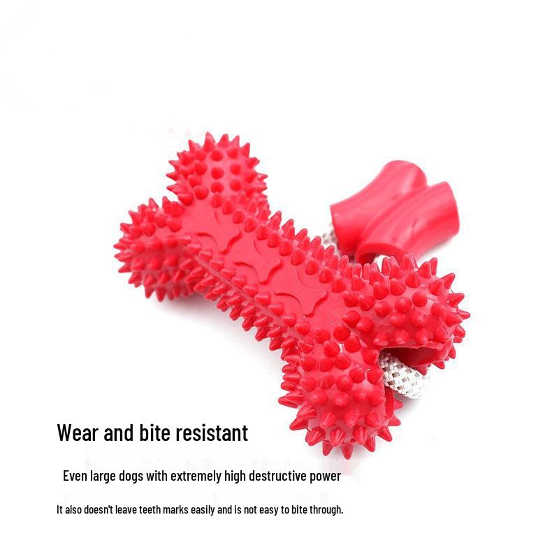 Hot-Selling Dog Suction Cup Pull Toy - Teething Resistant Bone for Medium & Large Dogs