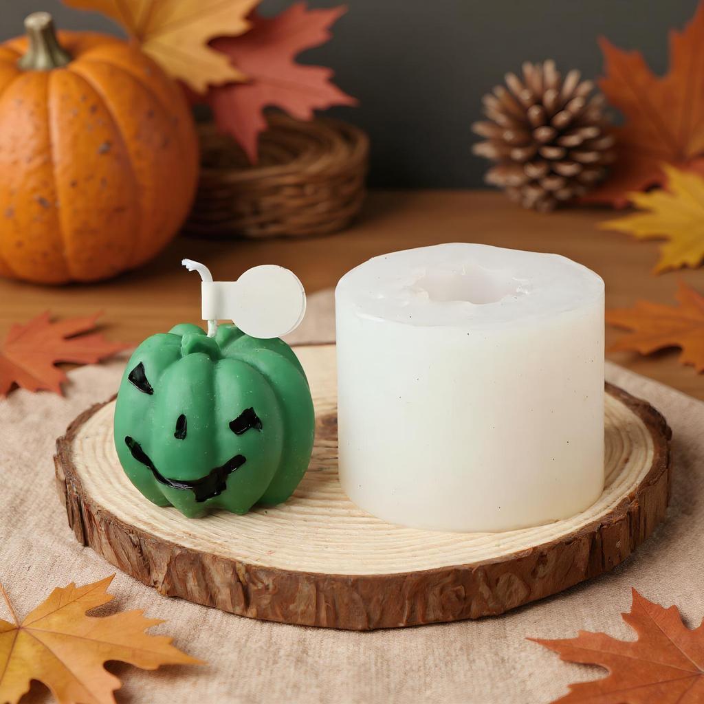 Kürbis Silikonform Kürbis Halloween Silikonformen Für Kerzen Bastelbedarf Halloween Dekorationen Für Seife Gips Kunst