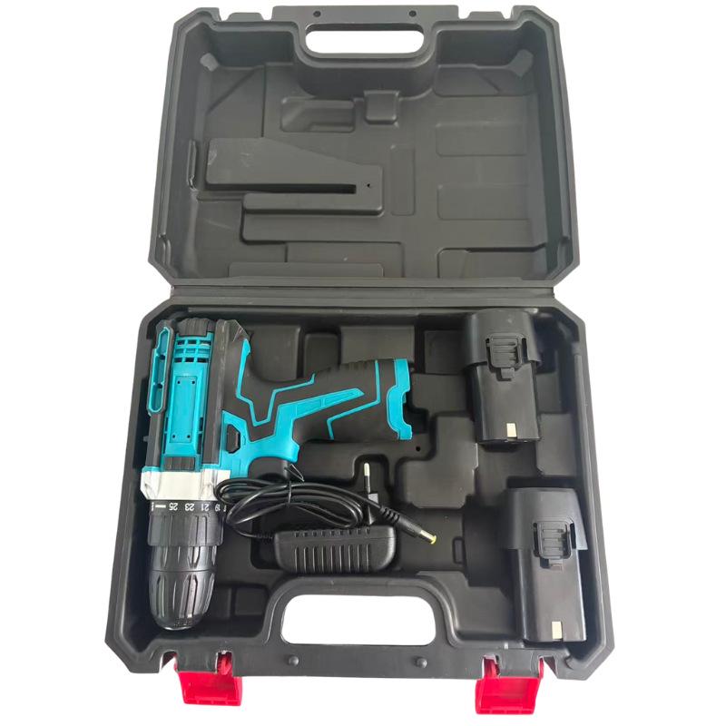 Cordless Multifunctional Electric Screwdriver & Rechargeable Drill Set with Lithium Battery