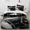 3D Drum Kit Music Instruments Comforter Bedding Set,Duvet Cover Bed Set Quilt Cover Pillowcase,King Queen Size Bedding Set Gift