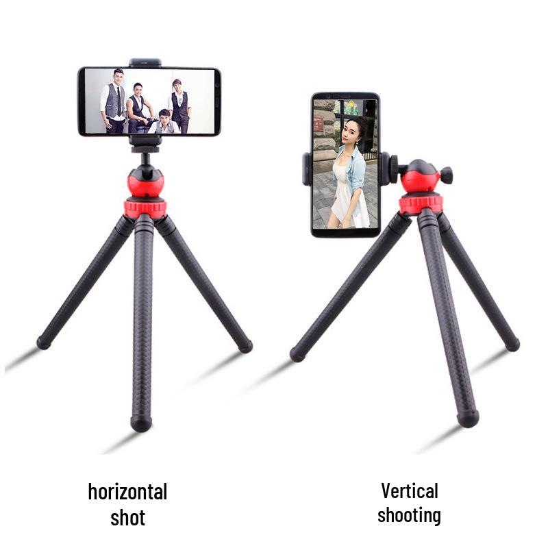 Versatile Flexible Octopus Tripod for Phones & Cameras - Outdoor/Indoor Stand for Selfie, Mirrorless DSLR, Live Streaming