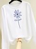 (Asian Size) trend love style cute Graphic Tee Clothing Print T Shirt Women autumn winter spring Casual Fashion Top o-neck Long Sleeve T-shirts