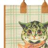 Gucci Cat Print Open Tote Bag Kids Handbags Green Ivory 550763-FABDM-8678