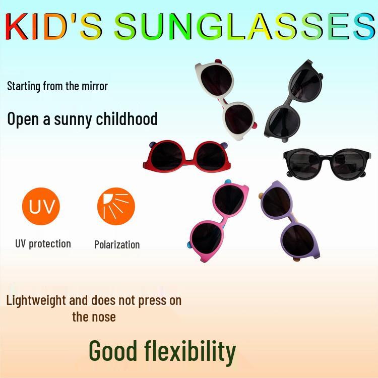 Children's Polarized Anti-UV Soft Silicone Sunglasses