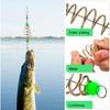 12PCS Luminous Carp Fishing Feeder, Bait Thrower, Fishing Feeder Bait Cage, Lures Cage Basket Minnow Baits
