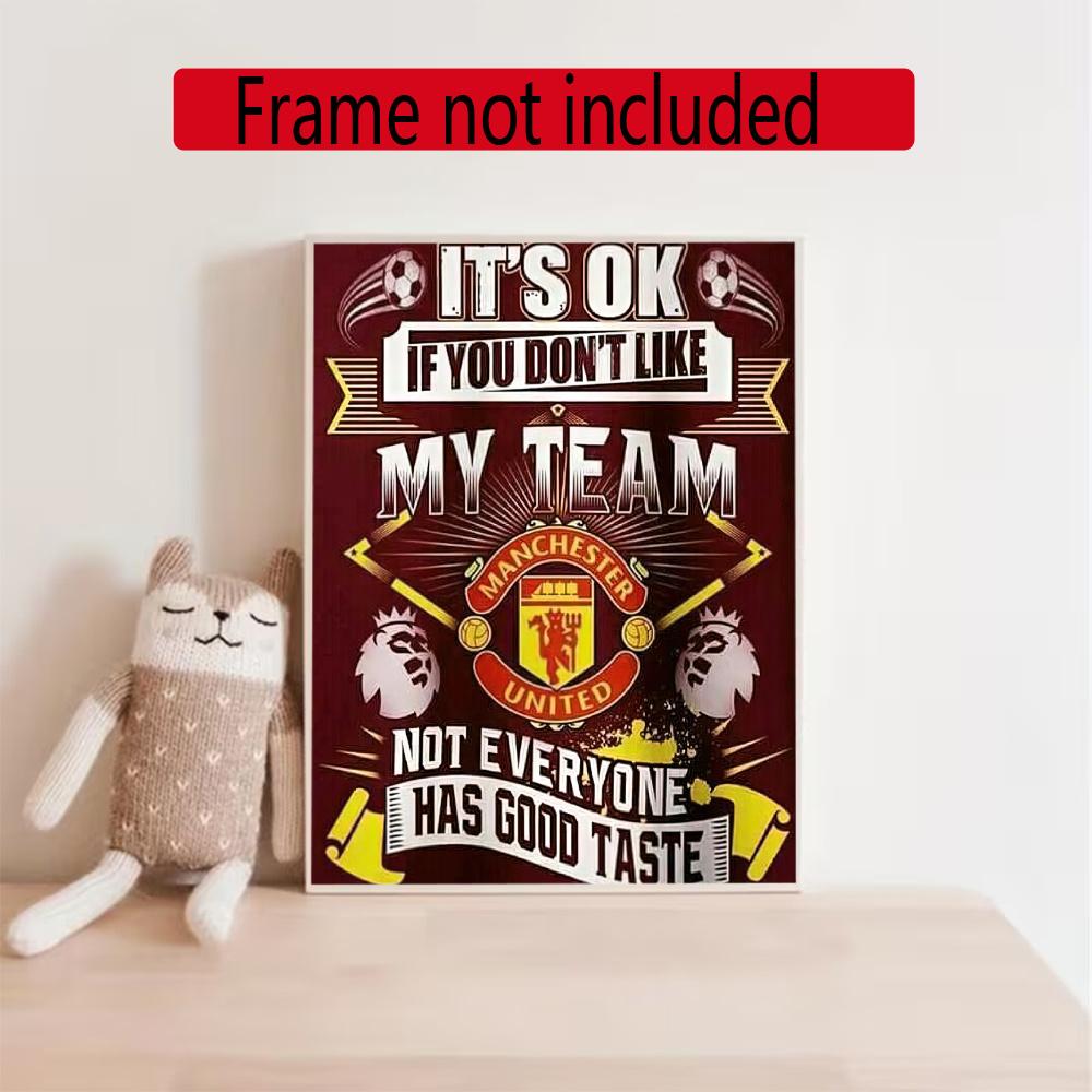 Manchester 5D Diy Diamond Painting Round Diamond Diy Frameless Holiday Artwork Suitable For Home Office Wall Decoration