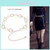 Damen Mode Metall-Hüftkette Mit Hakenverschluss Für Freizeitkleidung