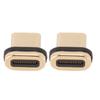 2PCS USB C Port Plugs Metal Gold Plated Anti Dust Plugs Charging Port Protector Cap for IOS 15 for