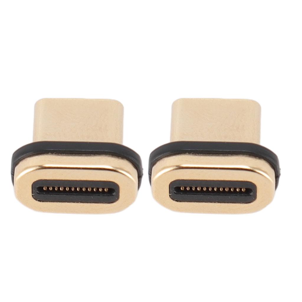 2PCS USB C Port Plugs Metal Gold Plated Anti Dust Plugs Charging Port Protector Cap for IOS 15 for