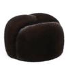 Men Mink Fur Hat New Fashion Men's Real Mink Fur Cap Winter Warm Top Hat Headgear Beanie Beret Natural Real Mink Fur Cap For Men