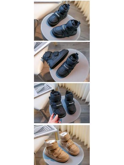 Boys' & Girls' 2025 New Winter High-Top Thickened Snow Boots