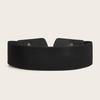 Solid Retro Color Style Metal Waist Belt With Alloy Buckle Women Dresses Coats