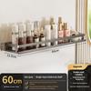 Bathroom Aluminum Wall Mounted Shower Rack Multifunctional Kitchen Storage Basket Toilet Accessories