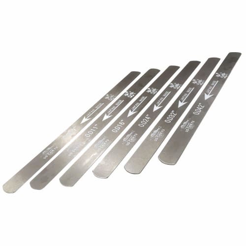 UO-CHIKYU Fish Globe Nut File, Nut Groove File for Electric Gauges, Set of 6 (.009-.042) [Made In Japan]