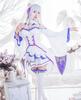 Cosplay Emilia Cosplay Costume Stage School Starting Life in Another World Casual [Nou-satsu] ReZero Dress, Anime, Halloween, Outfit, Festival,