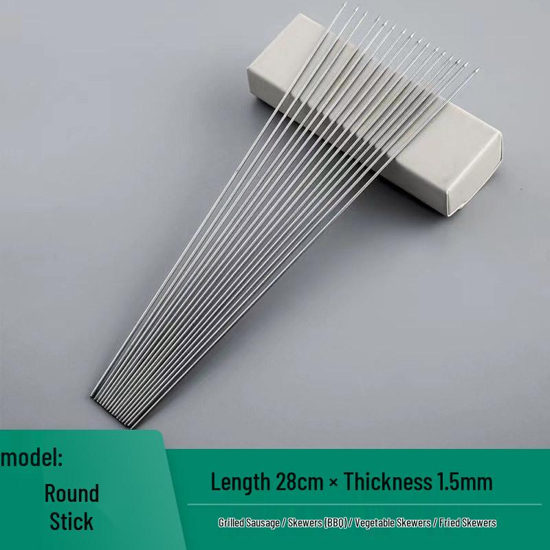 Bamboo Skewers for Grilling Oden and Bobo Chicken with Disposable Handles