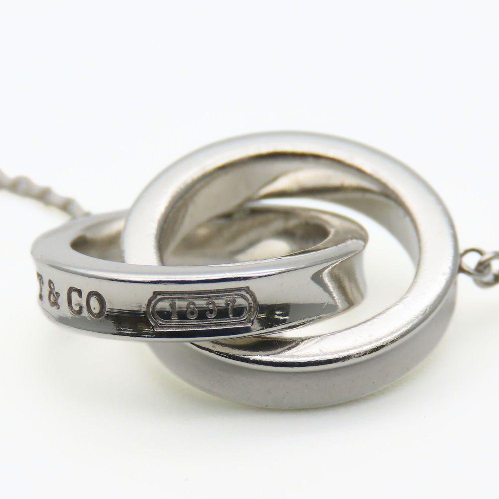 Used TIFFANY&Co. Necklace 1837 Interlocking Circle Silver925 5.0g Silver Accessories