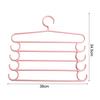 Multi Layer Plastic Hanger for Maximizing Closet Storage Efficiency