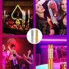 Gold Silver Handheld Strobe Lights Rechargeable Bottle Service Lights  KTV Party