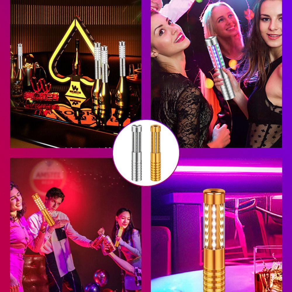 Light Flash Handheld Strobe Lights Rechargeable LED Strobe Baton Flash Strobe Stick  Club Bar