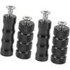 Motorcycle Brake Foot Pegs CNC Machined for M6 6mm Mounting Bolts Compatible with Custom Rearsets and Aftermarket Motorbike Modifications