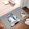 Star Wars entrance and perfect for indoor and outdoor Fluffy and perfect for commercial and home mat, stylish, non-slip, washable, quick-drying,
