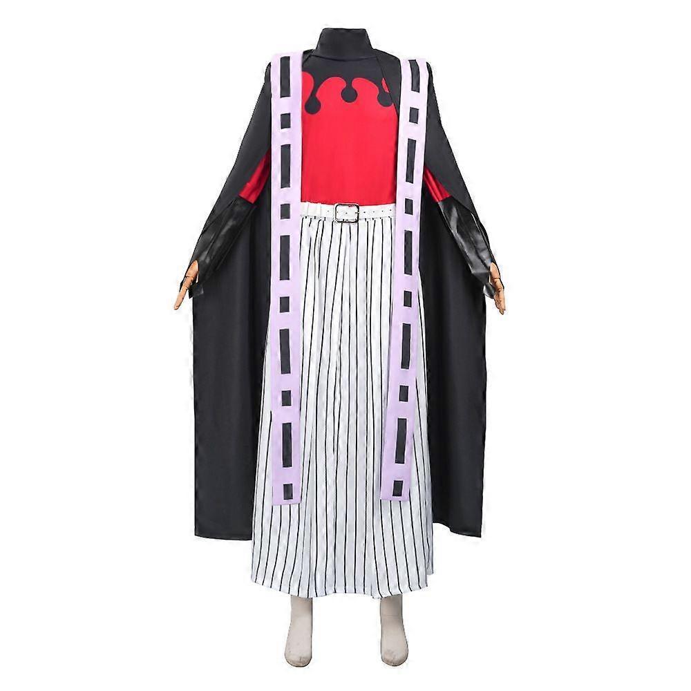Demon Slayer Kimetsu No Yaiba Cosplay Kostüm Obere Mond Zwei Kimono Douma Anzug weniger